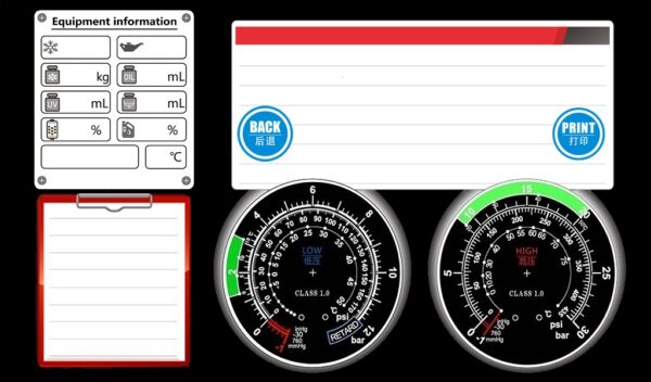 AC1800F screen HP LP Gauge 6