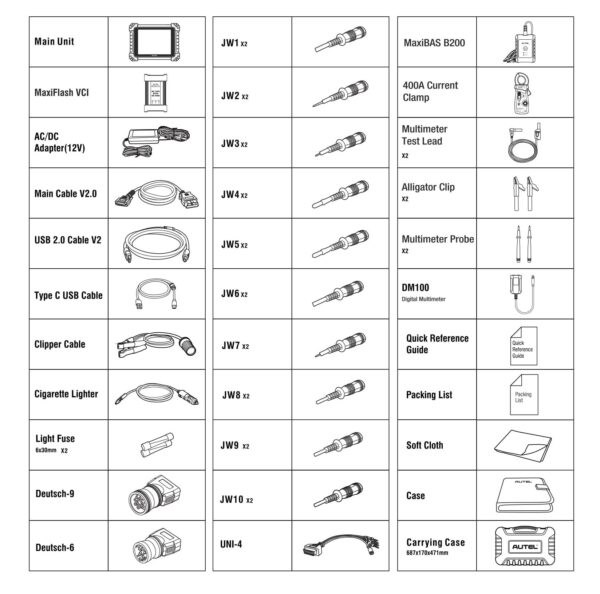 MS909CV accessories