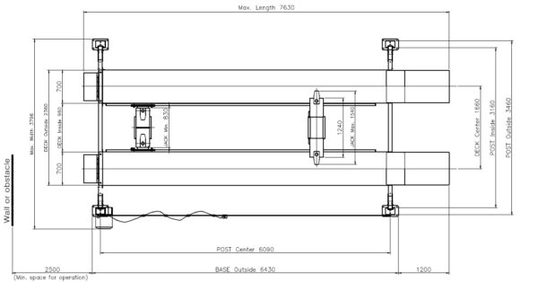 SL8000 dimension with jacks version