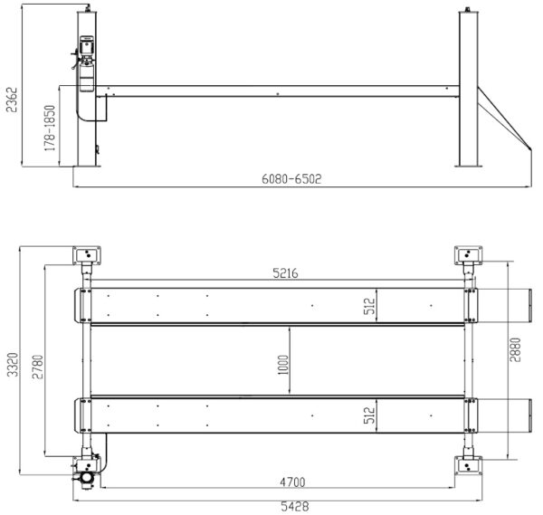 STD6764BD dimension